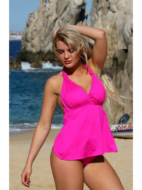 Presentable Pink Tankini