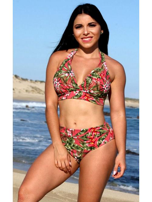 Cheery Banded Bikini