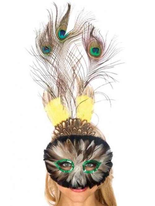 Peacock Feather Mask