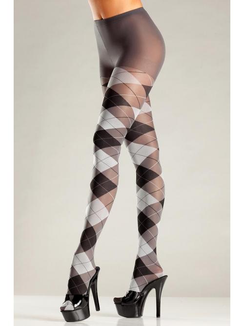 Grey and Black Argyle