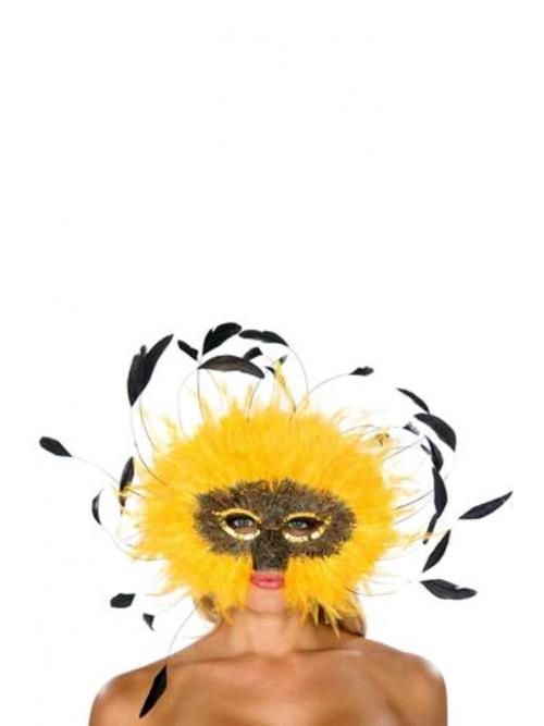 Sunny Feather Mask